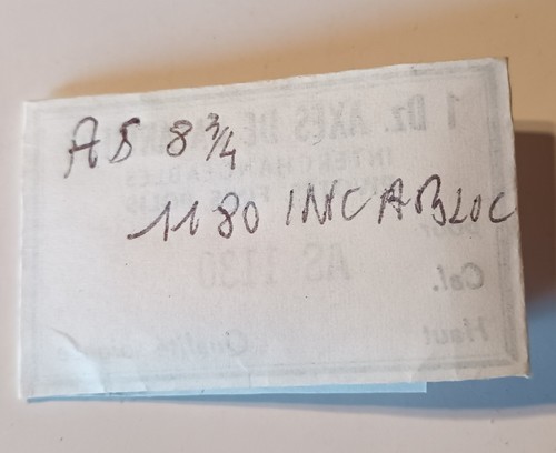 Axe balancier unruhwelle - 1,