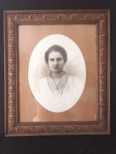 ANCIEN GRAND CADRE EN BOIS