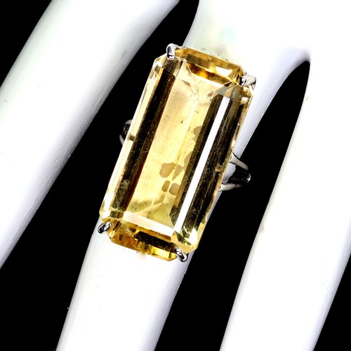 Bague argent 925 citrine - bague,