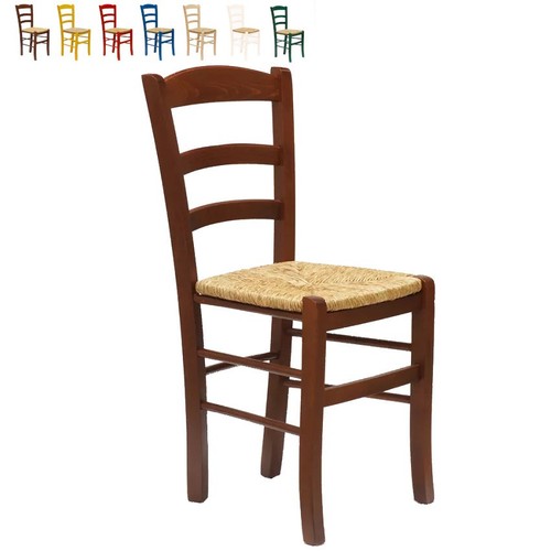 Chaise bois paille - bois, et