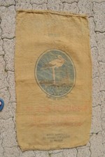 Ancien Sac en toile de jute /  Potasse d'Alsace  -1-