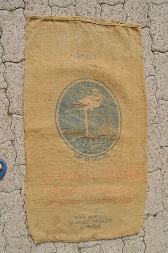 Ancien sac toile jute - sac, /