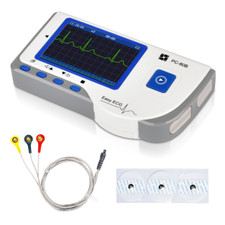 LEPU Moniteur cardiaque ECG portable avec appli Bluetooth et analyse IA (Neuf)