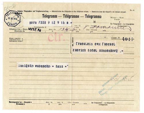Schweiz 1916 censure - schweiz,