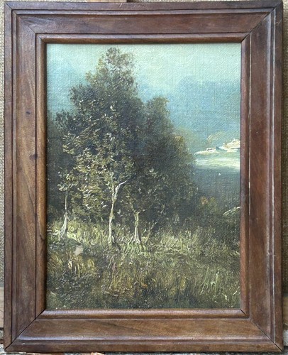 Original antique realist - antique, oil