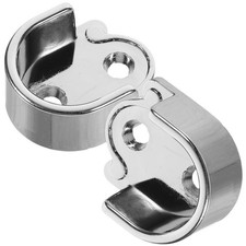  2 Pcs Accessoires Pour Penderie Support Rail Garde-robe Prise Poteau Placard