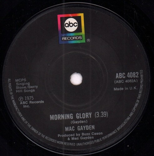 Mac gayden morning - morning, 7"