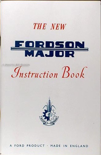 Fordson major tracteur - major,