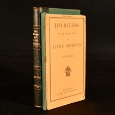 1871 Jim Bludso of the Prairie Belle and Little Breeches John Hay First Editi...