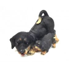 Chien et son chiot en résine B