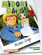 Manga MIDORI DAYS tome 1 chez Kurokawa éditions Kazurou Inoue très bon état tbe
