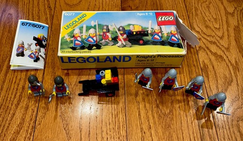 Vintage lego 677 6077 - 677, knight's
