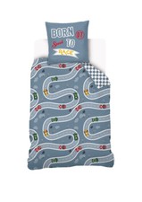 Parure Housse de Couette 140 x 200 Cm Circuit de Voitures