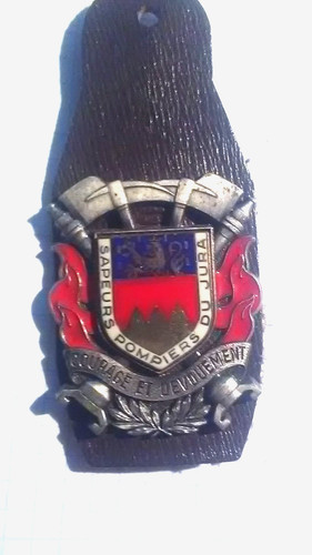 Insigne pucelle pompier sp - insigne, (