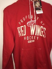 Brand New With Tags Detroit Red Wings Hooded Jacket Red Size Small 