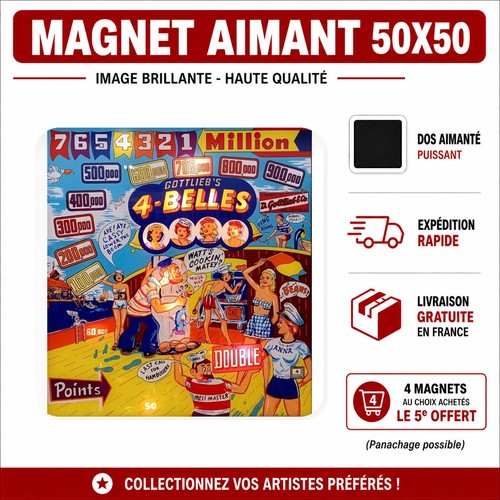 Magnet belles gottlieb - magnet, 4