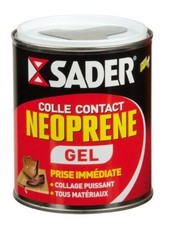 Colle contact puissante néoprène tous matériaux gel 750ML SADER