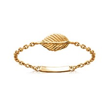 Bague chaîne style gourmette