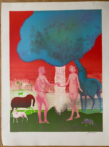 Paul guiramand lithographie - guiramand,