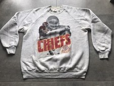 Pull sweat vintage retro Jerzees Kansas City Chiefs NFL taille M excellent
