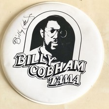 Tête de tambour TAMA 14 pouces signée Billy Cobham