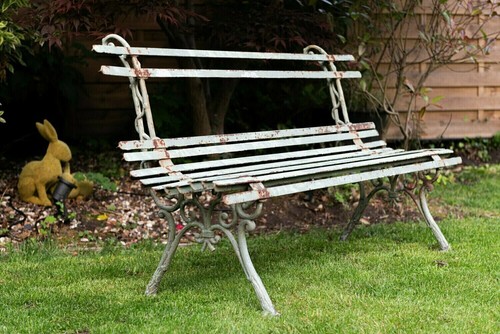 Banc jardin français à - français,