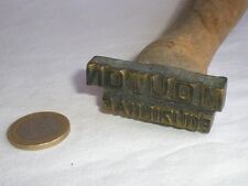 CACHET TAMPON ANCIEN MOUTON POUZILHAC (GARD)