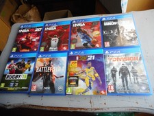 lot jeux vidéo ps4 lot de 8  en tres bon ètat