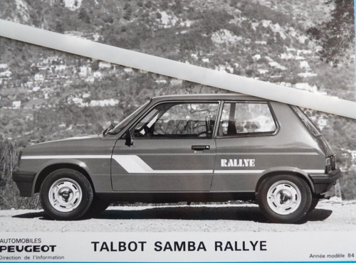 Photo presse peugeot talbot - photo,