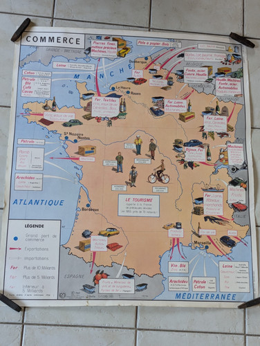 Ancienne carte scolaire - , mdi