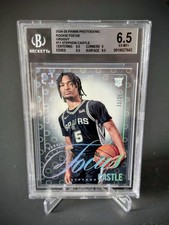 2024-25 Stephon Castle Focus Groovy /35 Photogénic BGS RC Spurs Panini Nba