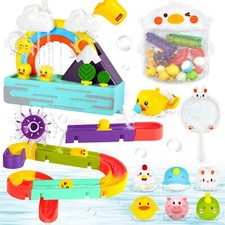 Jouet Bain Ensemble Jouets pour Baignoire Jeux de Bain Bébé Enfant Jeux Monte...