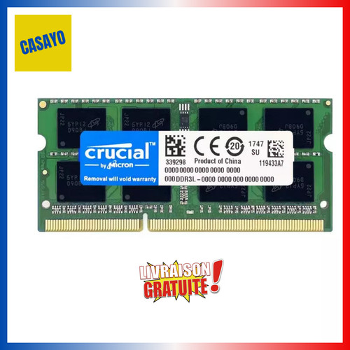 Mémoire portable ram ddr3l - mémoire,