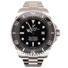 Rolex Profond Sea-Dweller Date 44mm Noir Acier Inoxydable Huître Montre Ref: