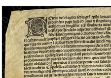 Indulgences pour la croisade contre les Turcs incunable copie de 1500 [8JJC22]