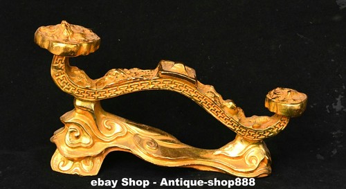 Qianlong marked bronze gilt - marked,