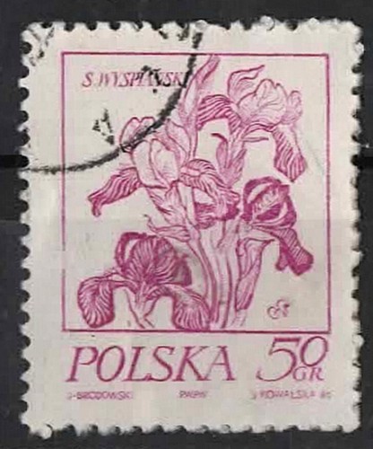 1974 pologne fleurs - 1974., pologne.