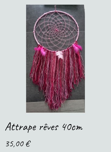 Attrape rêve 40cm fait - attrape, main