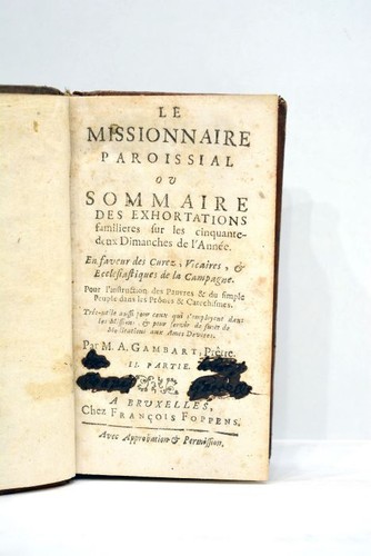 Livre ancien gambart - livre,