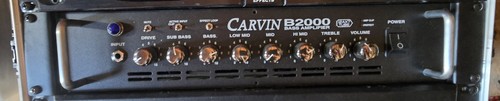 Carvin b2000 bass amplifier - bass,