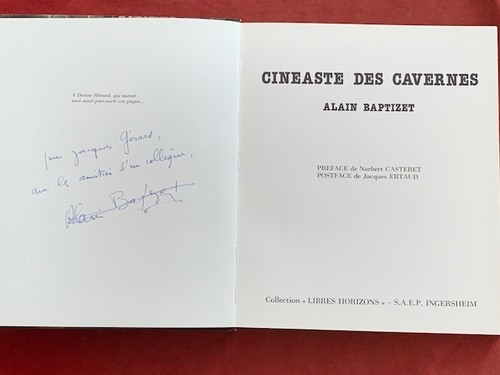 Rare speleologie dedicace - -,