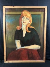 Grande huile sur - ,