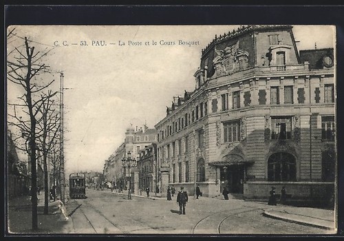 Carte postale pau poste - postale,