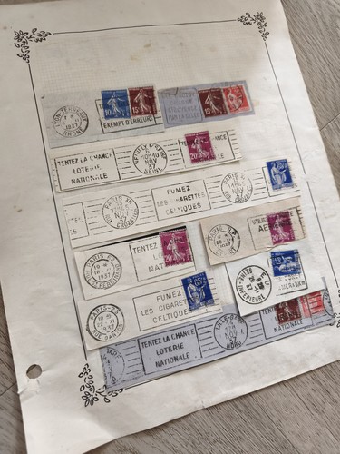 Gros lot anciens timbres