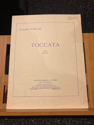 Claude pascal toccata pour - claude,