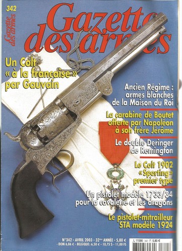 Gazette des armes 342 colt - armes, n°342