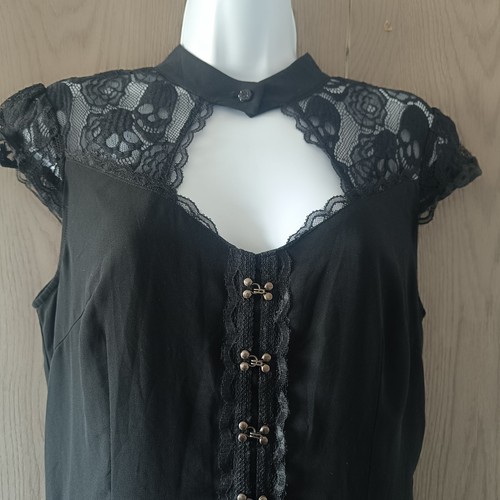 Robe noire gothic - noire,