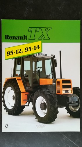 Brochure tracteur renault - renault, 95