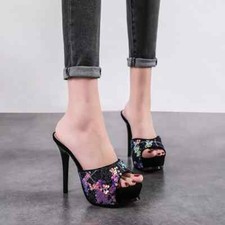 Sandales Sabot Mules Plateau