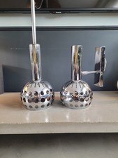 Ensemble applique + suspension vintages chromées